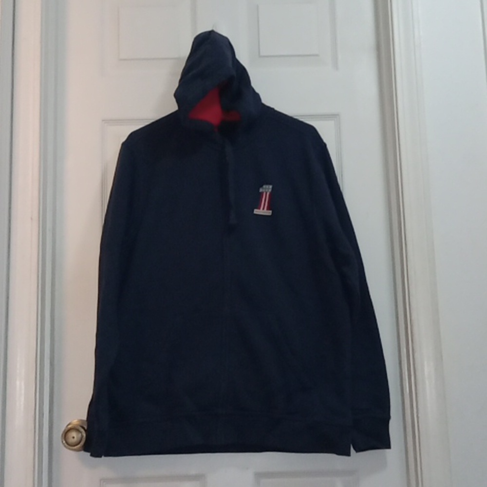 Harley-Davidson Long Sleeve Full Zip Hoody Dark Blue Mens Extra Large